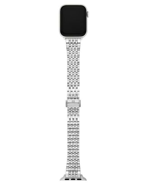 Michele White Tapered Apple Watch Bracelet Watchband