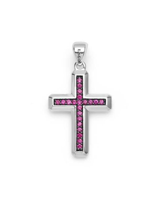 Lagos White Anthem Cross Pendant
