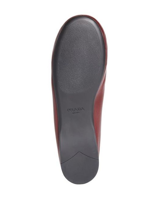 Prada Purple Double Strap Mary Jane Flat