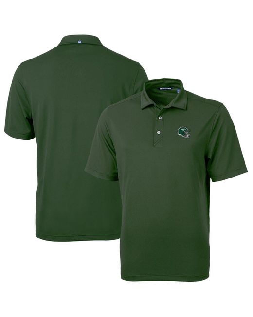 Cutter & Buck Green New York Jets Helmet Virtue Eco Pique Recycled Polo At Nordstrom for men