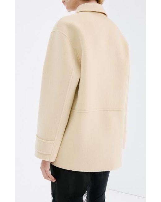 Mango Natural Wool Blend Jacket