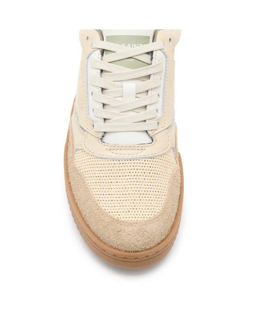 AllSaints Natural Regan Mesh Low Top Sneaker for men