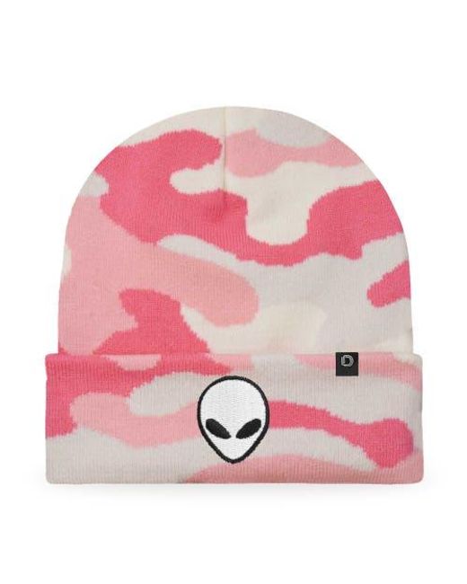 Alix Pink Alien Beanie for men