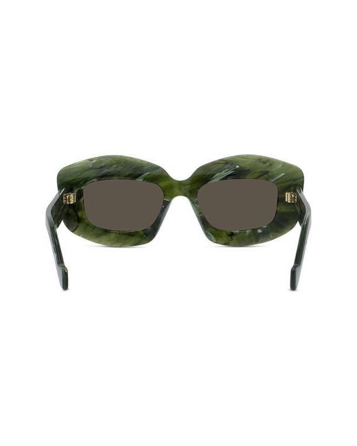 Loewe Green Screen 49Mm Rectangular Sunglasses