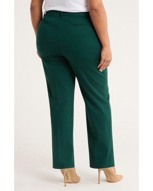 Kasper Green Pull-On Trouser Pants