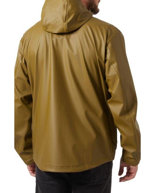 Helly Hansen Brown Moss Waterproof Rain Jacket for men