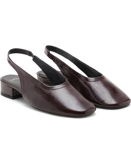 Mango Brown Slingback Pump
