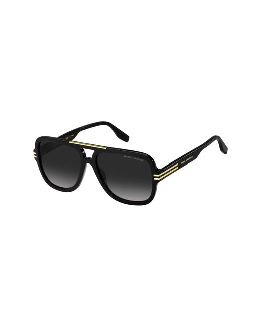 Marc Jacobs Black 58mm Square Sunglasses