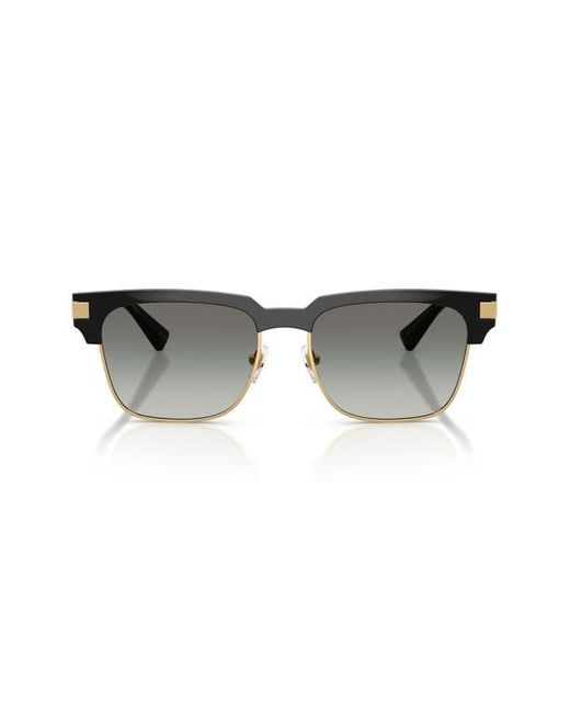 Versace Gray 55Mm Gradient Square Sunglasses for men