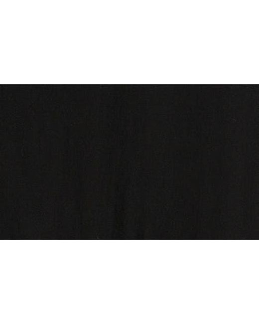Treasure & Bond Black Tiered High Neck Shift Minidress