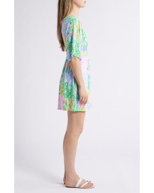 Lilly Pulitzer Multicolor Parigi Floral Skort Romper
