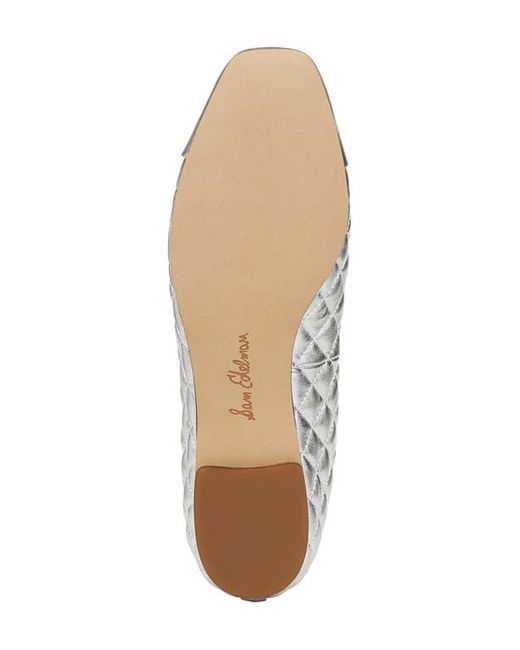 Sam Edelman White Marilyn Cap Toe Ballet Flat