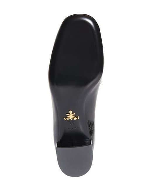 Prada Black Mocassini Loafer Pump
