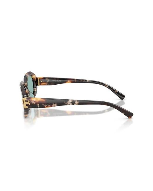 Tory Burch Green Geometric Sunglasses