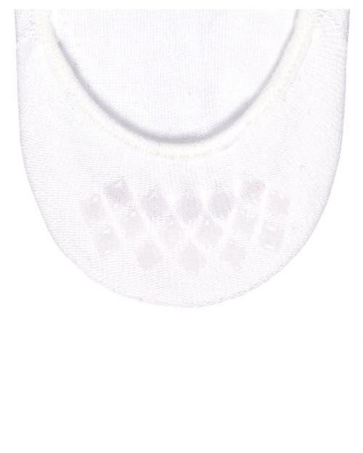 Falke White Step Cotton No Show Socks Box for men