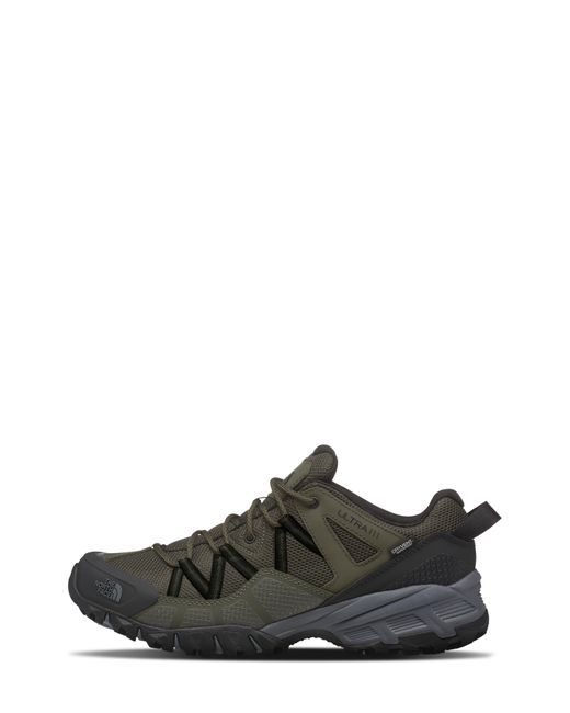 The North Face Ultra 111 Waterproof Trail Running Sneaker in Black for
