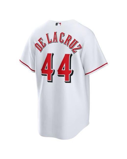 Nike White Elly De La Cruz Cincinnati Reds Alternate 2 Replica 2.0 Player Jersey for men