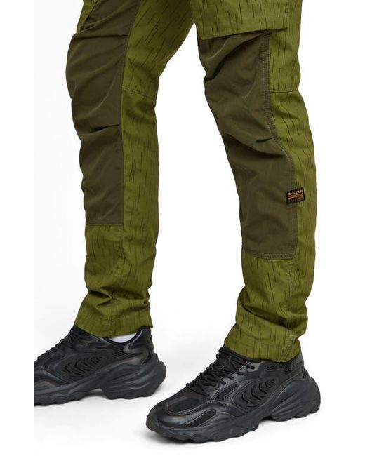 G-Star Green 3D Regular Tapered Cargo 3.0 Pants for men
