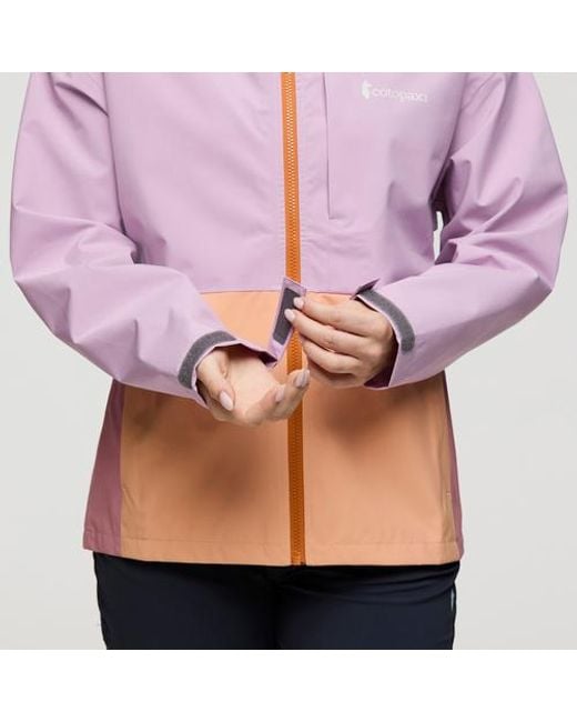 COTOPAXI Purple Cielo Rain Jacket