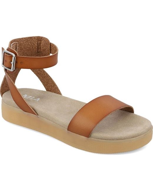 MIA Brown Ellen Platform Sandal