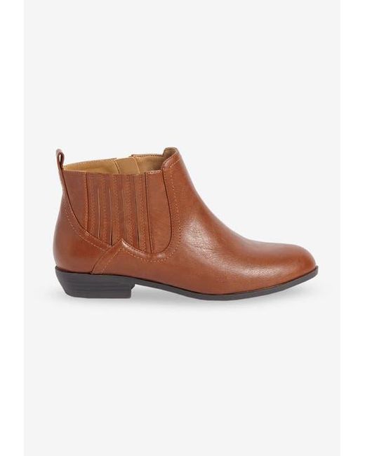 Comfortview Brown The Jae Bootie