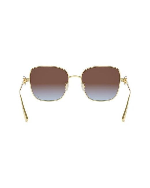 Dior Brown Tribales S1U 55Mm Square Sunglasses