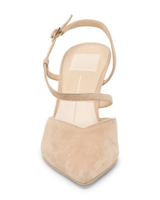 Dolce Vita Natural Kamra Pointy Toe Slingback Pump