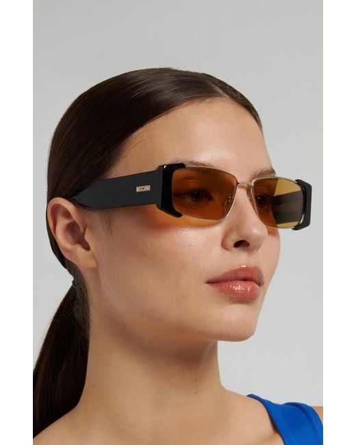 Moschino Multicolor 57Mm Rectangular Sunglasses