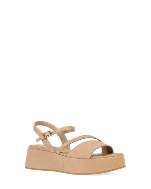 Eileen Fisher Metallic Dae Ankle Strap Platform Sandal