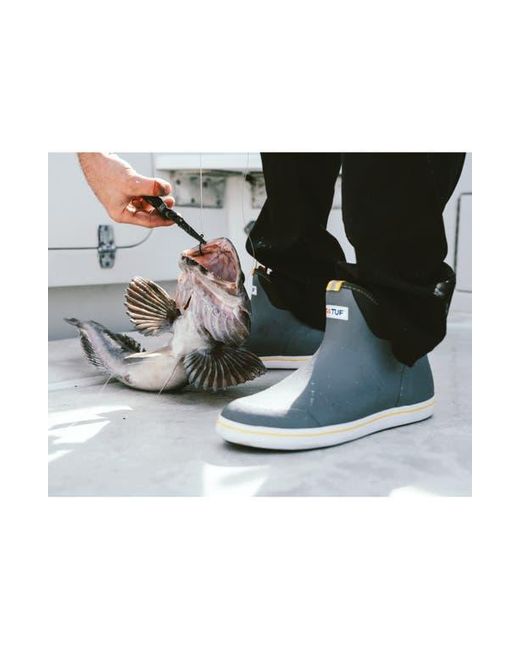 XtraTuf Blue 6-Inch Ankle Deck Boot for men