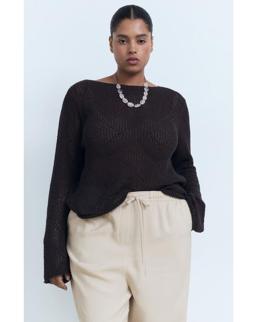 Mango Natural Flowy Drawstring Pants