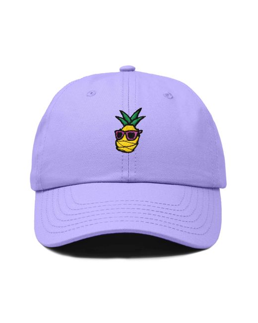Alix Blue Pineapple Embroidered Dad Hat for men