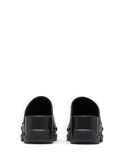 Sorel Black Roam'N Slide Platform Sandal