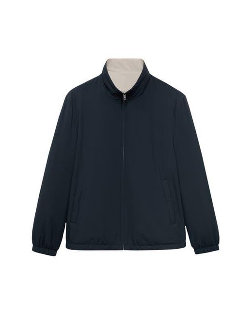Mango Blue Reversible Water Repellent Jacket for men