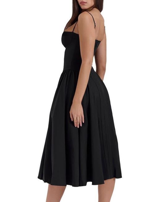 sachin and babi light blue dress House Of Cb Samaria Underwire Fit & Flare Cocktail Dress in Black