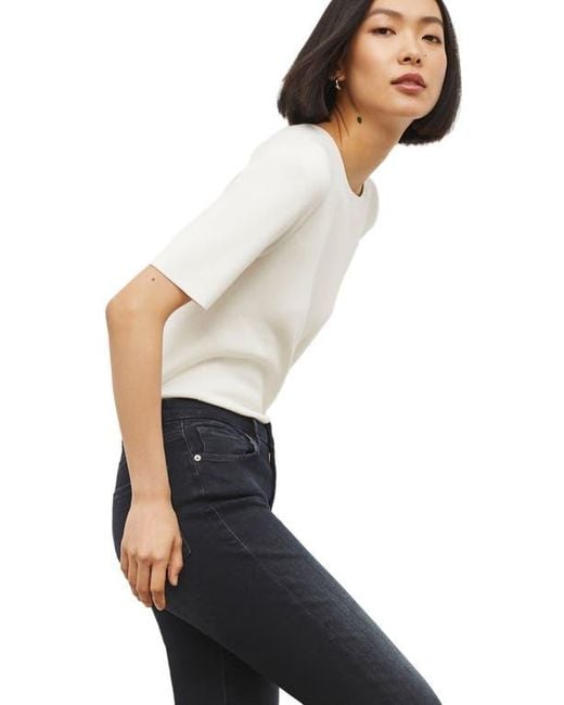 M.M.LaFleur Black Choe Eco 365Knit Top