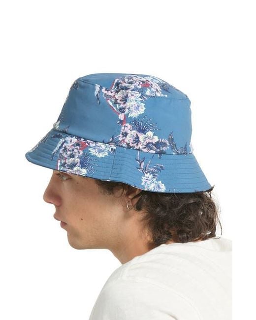 Brixton Blue Eldon Packable Bucket Hat for men