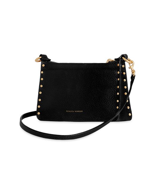 Rebecca Minkoff Black Mini Darren Leather Crossbody Bag