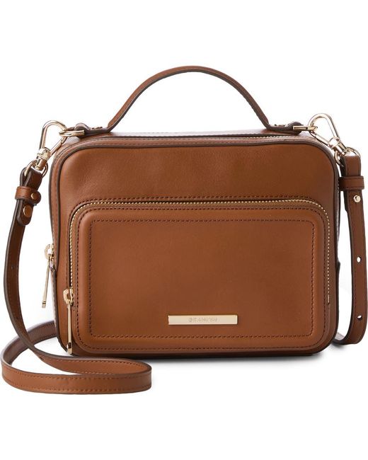 Brahmin Brown Tori Leather Top Carry Handle Bag