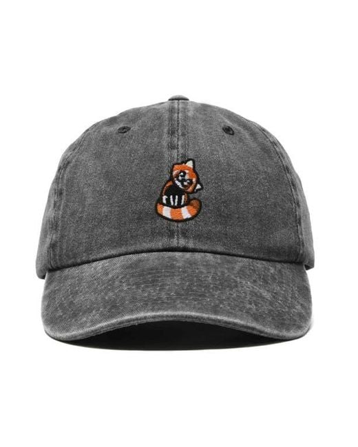 Alix Gray Panda Embroidered Dad Hat for men
