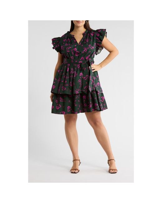 Sugarlips Women's Black Close To You Marisol Tiered Dress