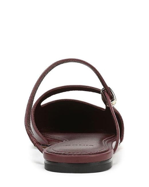 Vince Brown Gilia Strappy Pointed Toe Flat Mule