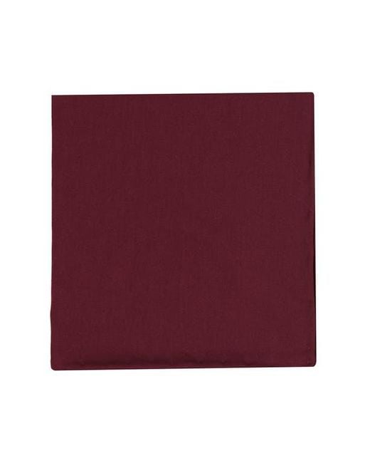 Brooklyn Brigade Purple Solid Cotton Pocket Square for men