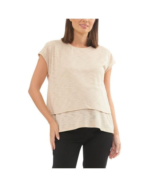Ripe Maternity Natural Jazmin Nursing Tee