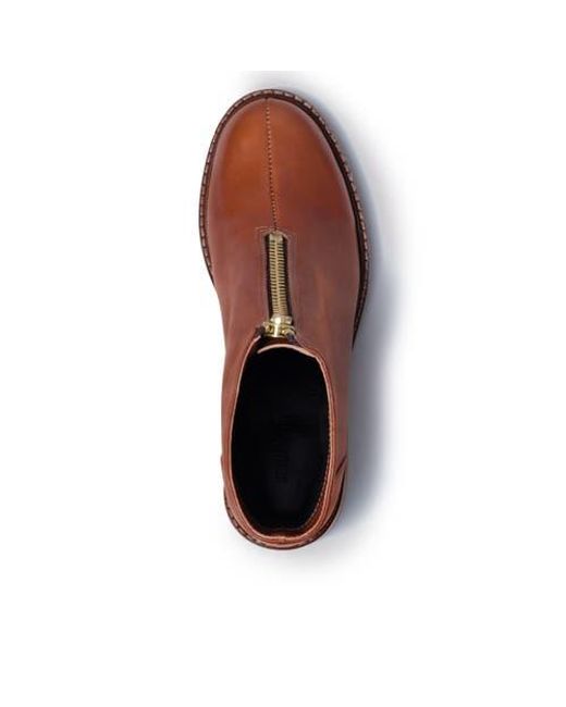 Bernardo Brown Tess Front Zip Bootie