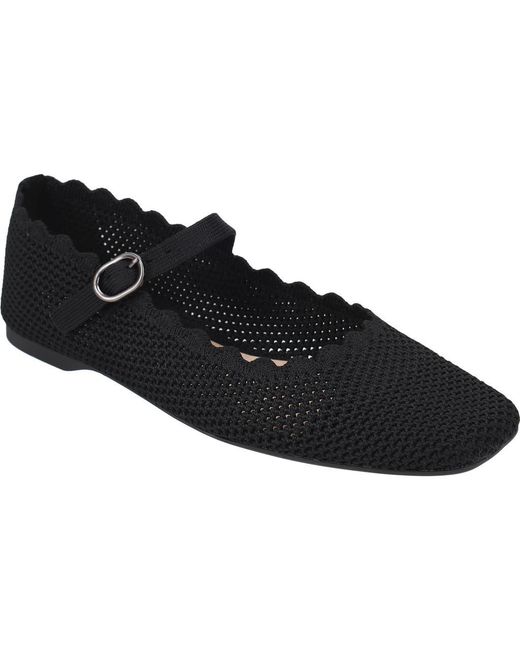 Pelle Moda Black Daely Mary Jane Flat