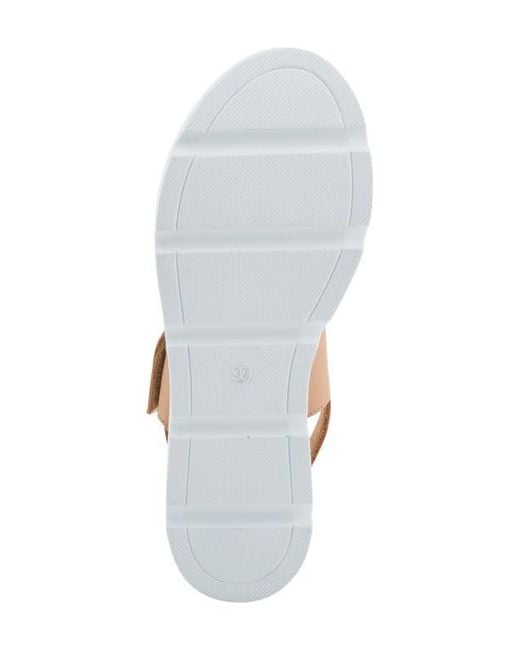 Spring Step Brown Abarah Slingback Platform Sandal