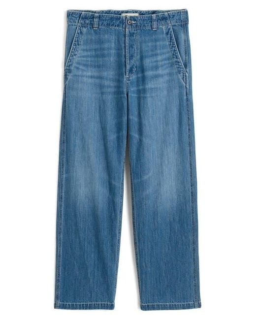 Madewell Blue Patch Pocket Jeans for men