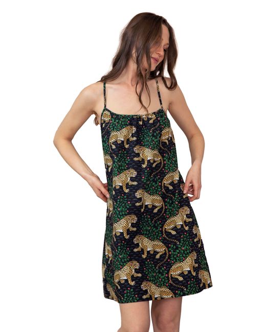 Printfresh Black Cami Nightgown