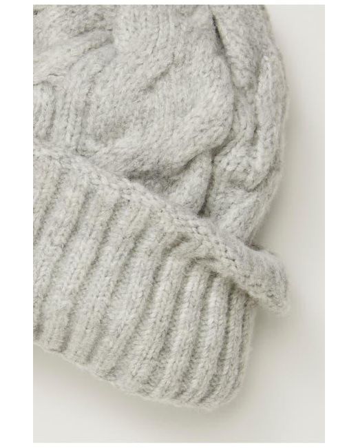 Free People Gray Coast Line Beanie